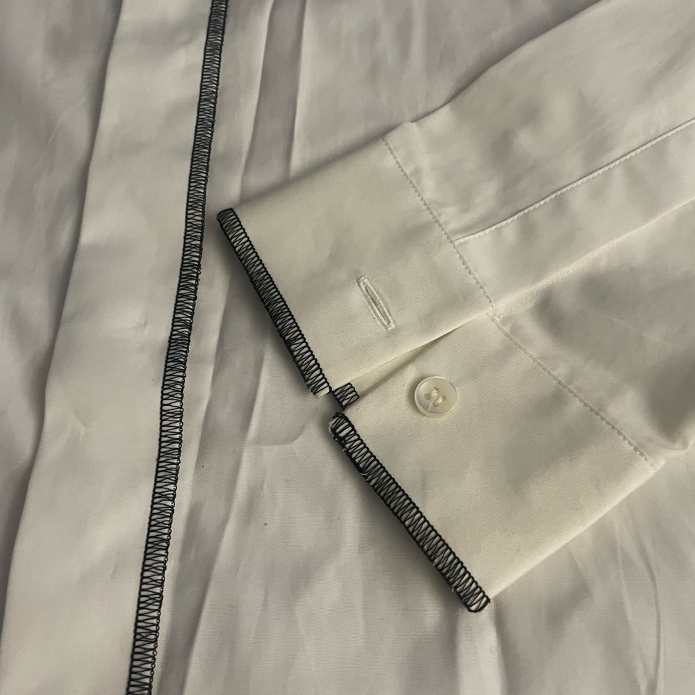 Maison Margiela Mens Cotton Stitch Shirt Sz 41/L - Picture 4 of 12